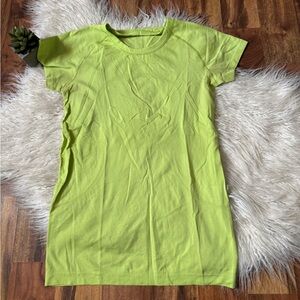 Lululemon Swiftly Tech Short Sleeve Tee Neon Green Size 8